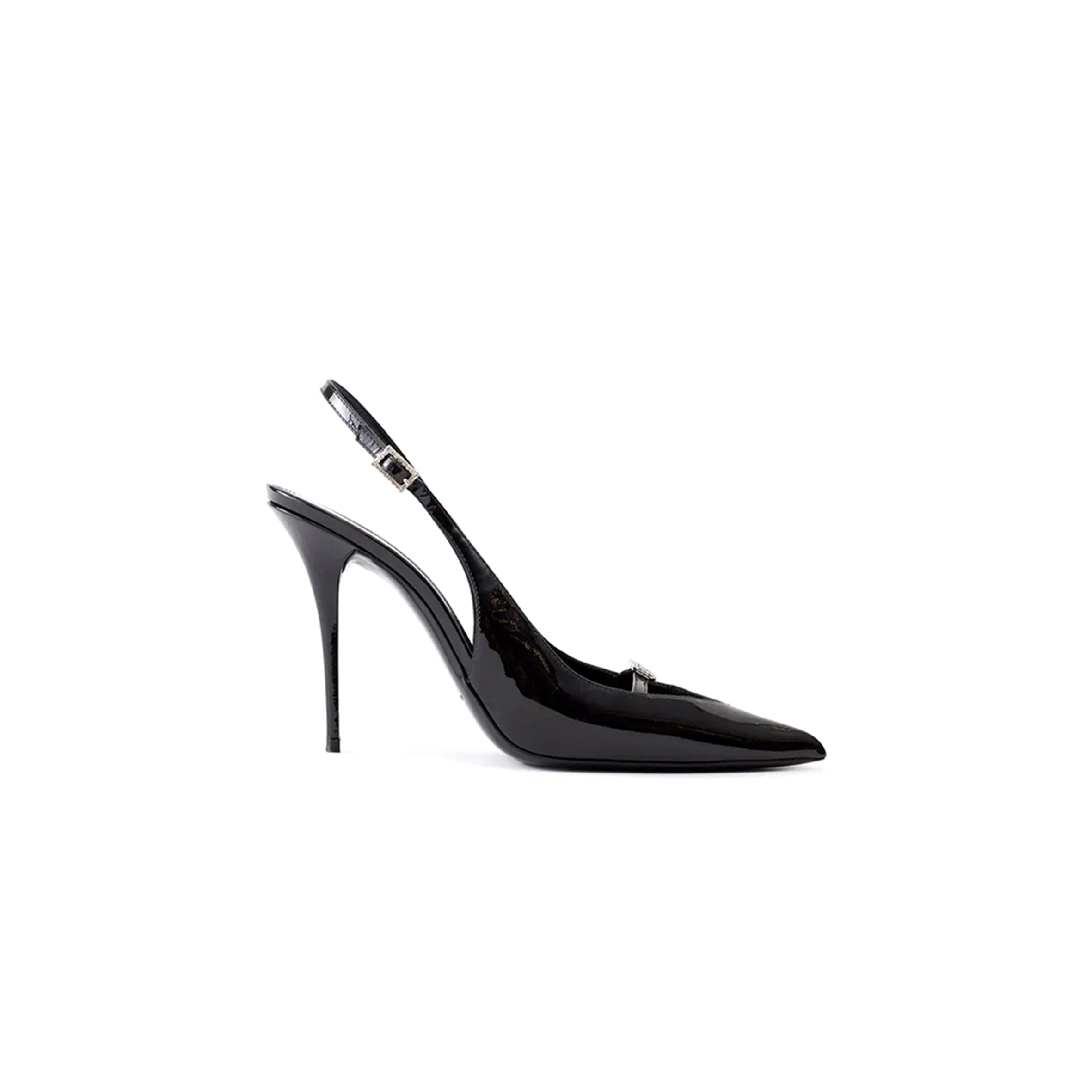 Y*L patent leather slingback pumps